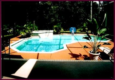 Pool with Crystal Granite