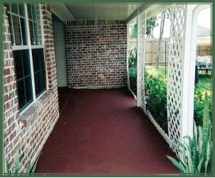Porch with Crystal Granite