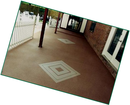 covered pool area with diamonds