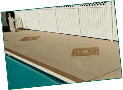 zpool deck with diamonds